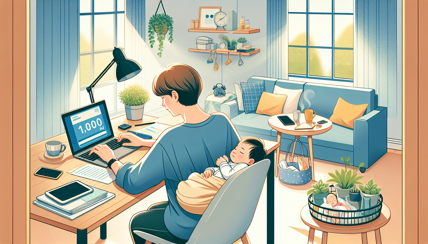육아휴직 중 경력 단절 없이 잠든 아이 옆에서 월 100만원 버는 확실한 방법